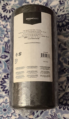 AmazonBasics 12'' High-Density Round Foam Roller for Exercise/Massage/Muscle...