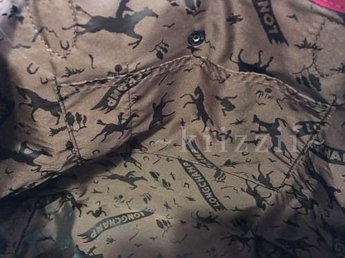 NEUF avec sac à poussière Longchamp vente en gros Le Pliage cuir fourre-tout rose moyen sac à main pliable