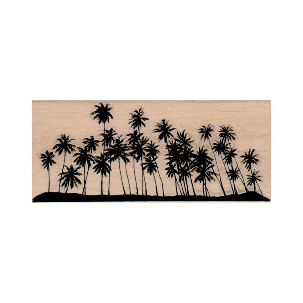 New Palm Forest RUBBER STAMP, Tree Stamp, Nature Stamp, Palm Tree Stamp,  Tropics