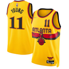 Trae Young Atlanta Hawks Nike City Edition Swingman Jersey Men's 2021/22 NBA #11