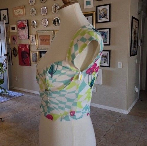 AFRM Bradlee Korsett Top in Mint Cherry Neu mit Etikett - Bild 3 von 5