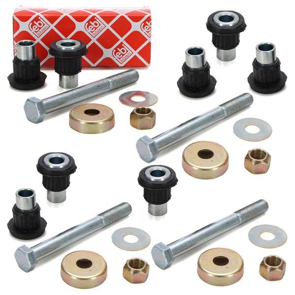 4X febi Reparatursatz Umlenkhebel FüR Mercedes /8 W115 W123 W126 W108 W109 R107-image