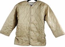 Nwot Tna Artizia Women L Beige Sherpa Lined Relaxed Fit Button Up Quilted Jacket