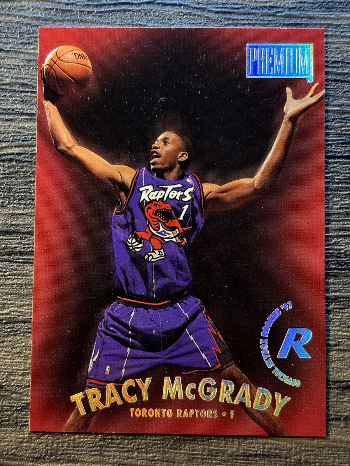 1997-98 SkyBox Premium #79 Tracy McGrady RC Raptors