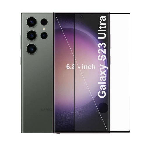 Protector de pantalla de vidrio templado cubierta completa para teléfono Samsung Galaxy S23 Ultra 5G - Imagen 8 de 24