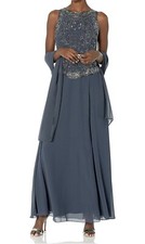 J Kara Long beaded Dress Size 8