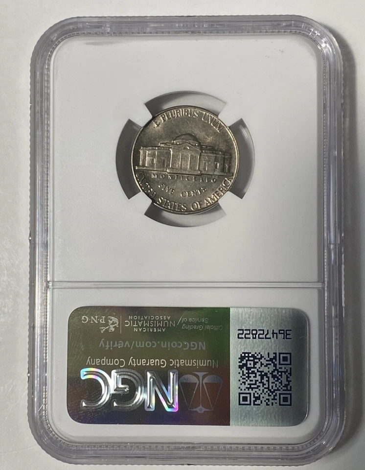 🔥 1957 Jefferson Nickel 5c Coin Mint State NGC MS 66 🔥 - Image 2 of 2