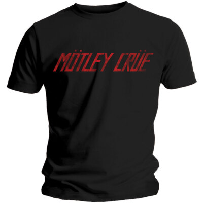Mötley Crüe Distressed Logo Official Merchandise T-Shirt M/L/XL/2XL New