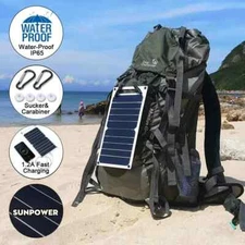 35W Sunpower Portable Solar Panel 5V Solar Plate WithUSB Safe Stabilize Charger