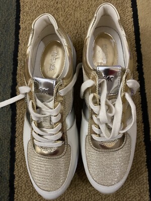 MICHAEL KORS Textile/PU Upper Rubber Outage Women Casual Shoe 9M SG19L Free  Ship