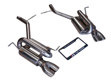 Sistemas de escape eje trasero puntas cuádruples mercedes-benz r171 slk280 slk350 05-11 Foto 2 de 4