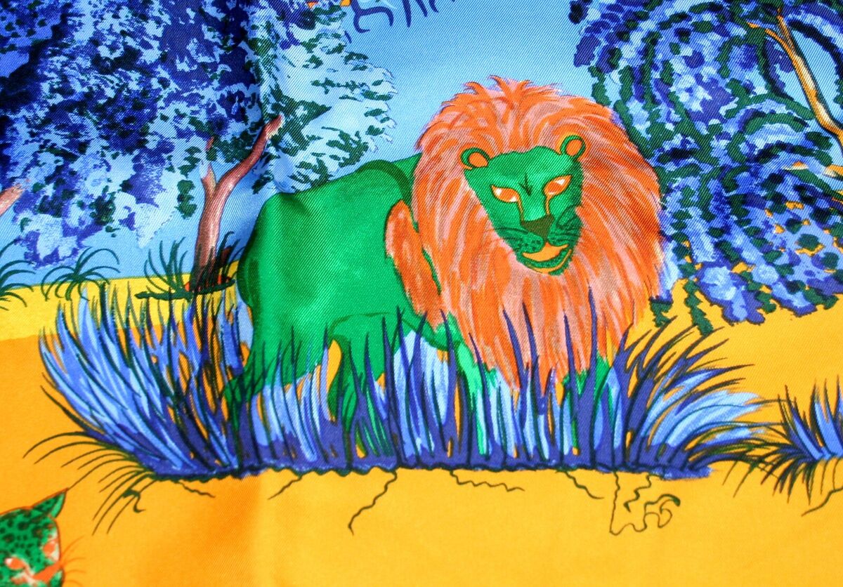 Hermes Vintage Scarf Nuba Mountain Rare in Box | eBay Hermes Vintage Scarf Nuba Mountain Rare in Box | eBay