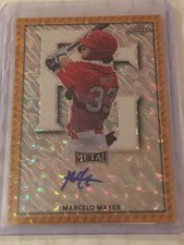 MARCELO MAYER 2020 LEAF PERFECT GAME GOLD MARBLE PROOF AUTOGRAPH #1/1 RED SOX