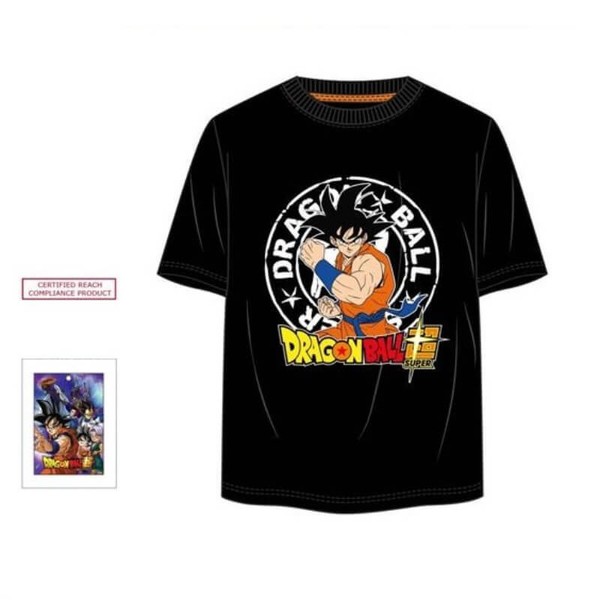 CAMISETA DRAGON BALL Z MANGA CORTA ALGODON CHICO ADULTO LICENCIA ORIGINAL SHIRT