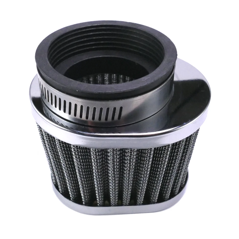 4X Filtre À Air Sport Universel Chrome 54-56Mm Pour Yamaha XS XJR 1100 1200 1300 - Photo 2/3