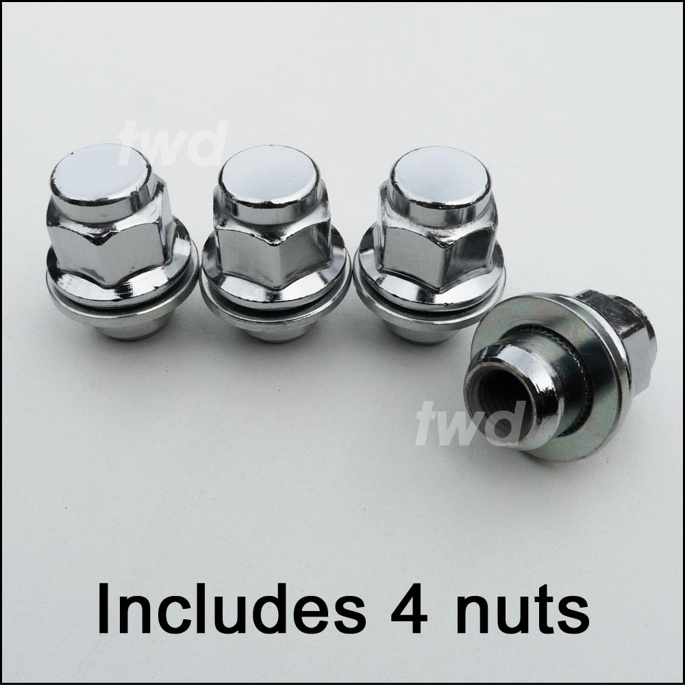 4x ALLOY WHEEL NUTS FOR MITSUBISHI LANCER EVO 5 6 7 8 9 10 LUG BOLT