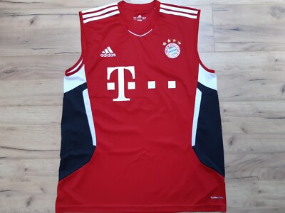 BAYERN MUNICH! adidas train shirt trikot maglia kit jersey! 6/6 ! XL adult!