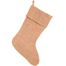 Burlap Stocking from the Country House Collection