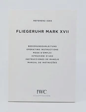 IWC Pilot's Mark XVII Booklet Manual 3265