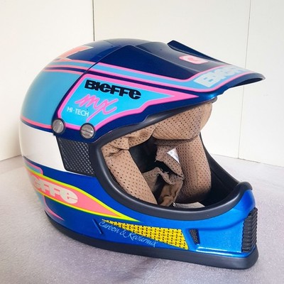 BIEFFE - MX Hi TECH - casco vintage helmet no Nava Agv Arai Shoei H1 N02 robocop