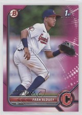 2022 Bowman Prospects Fuchsia Border 280/299 Fran Alduey #BP-39 0c6