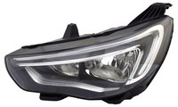 Scheinwerfer Links FüR Opel Grandland X Ab 2017- H7 H7 Halogen LWR Stellmotor