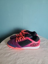 Umbro Chaleira Pro Futsal Soccer Shoes Plum Caspia Black Indoor Men’s Size 9 US