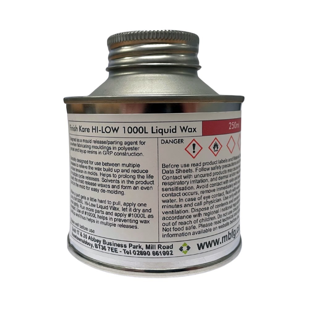Finish Kare HI-LOW 1000L Liquid Release Wax - 250ml