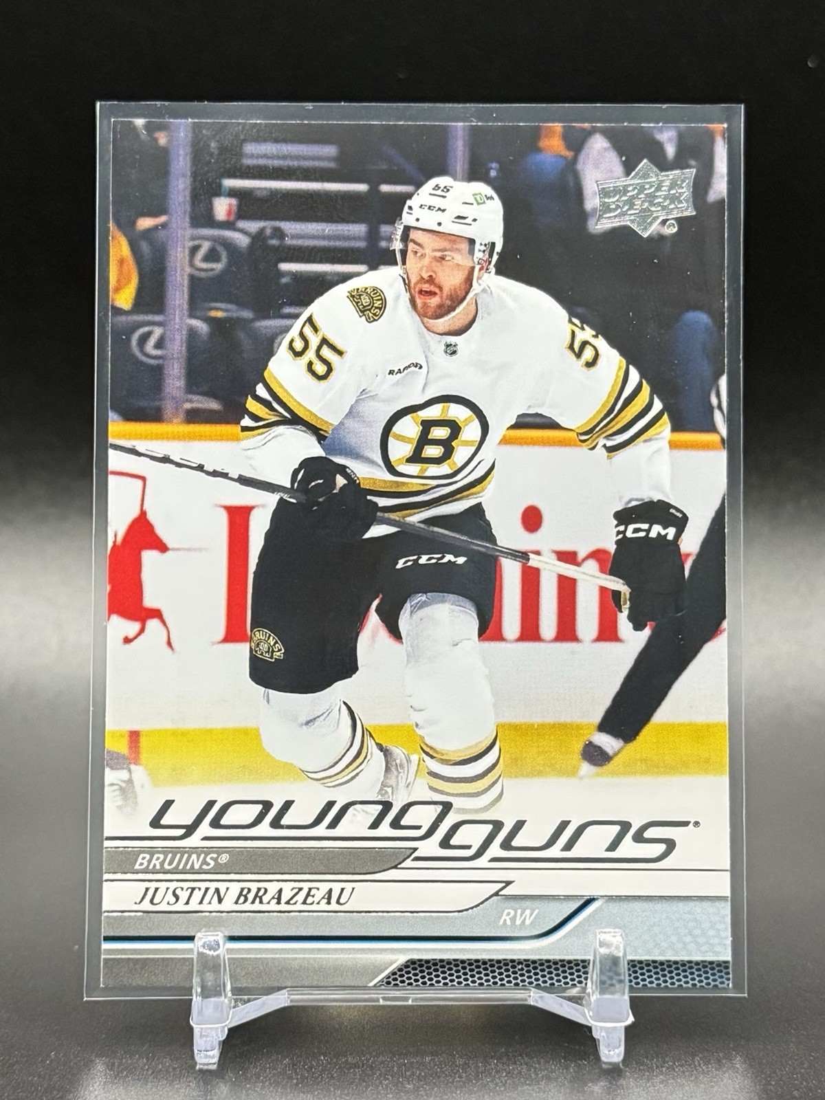 2024-25 Upper Deck Series 1 - Young Guns Justin Brazeau #222 (RC)