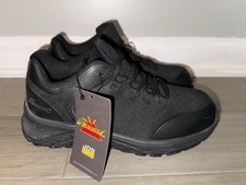 Thorogood 809-6110 Men's Size 7 Job Fitted Low Comp Safety Toe Work Shoes Black