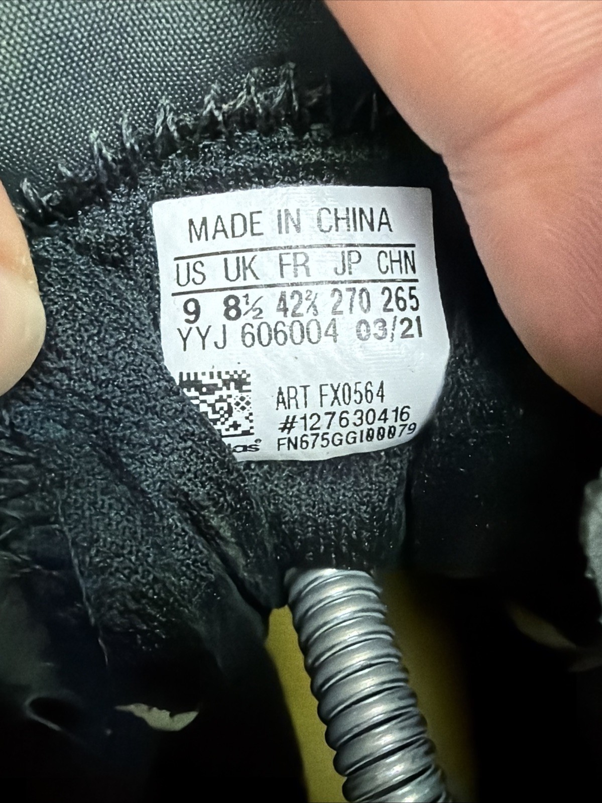 Adidas Speedex 18 Boxing Boots Sparring Boxing Trainers Shoes Black Mens 9 GUC thumbnail 9