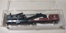 BACHMANN SCALA N ERIE LACKAWANNA 250 TONNELLATE GRU CAR & BOOM TENDER 46-1210-G4 COME NUOVO