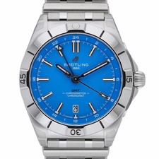 Breitling Chronomat Gmt A32398 with 40mm Steel case and Blue dial. New/Unworn.