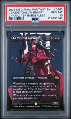 Vincent Valentine (Borderless) Final Fantasy Regular for sale