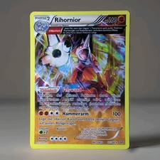 Rihornior Full Art Pokemon Karte Deutsch 77/160 Protoschock
