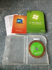Microsoft Windows 7 Home Premium UPGRADE 32 Bit 64 Bit DVDs Complete w/ Key