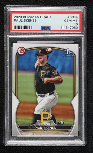 2023 Bowman Draft Paul Skenes #BD-14 PSA 10 GEM MT