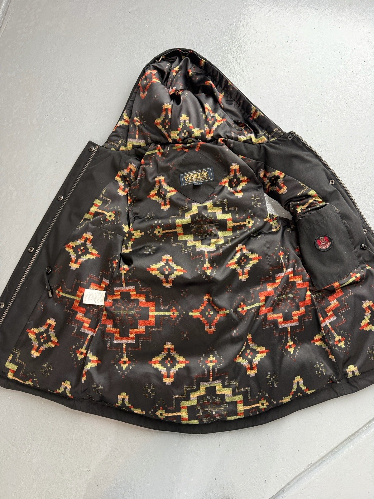 Pendleton Aztec  Duck Down Puffer Vest Womens Siz… - image 7