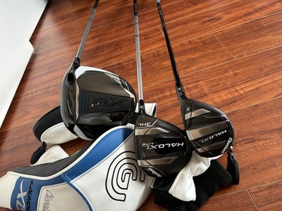 NEW Cleveland Launcher XL 2 Driver, HALO XL LITE  3WOOD, AND HALO XL  3HYBRID