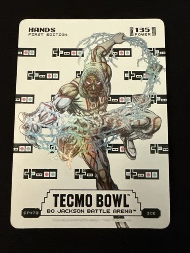 Bo Jackson Battle Arena TECMO BOWL Sore Thumbs Ice #ST743 Hands Jerry Rice 135