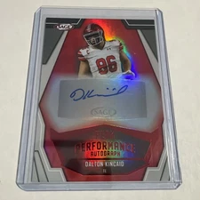 2023 Sage Peak Performance Dalton Kincaid On Card Auto Red