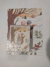 A Joe Giordano Original Jigsaw Puzzle Winter Friends 221 Pieces 10" X 13" Birds