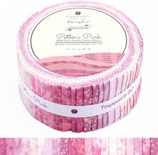 'S Twirlie Roll 40 Precut Quilting Fabric Strips for Quilting Supplies, Crafting