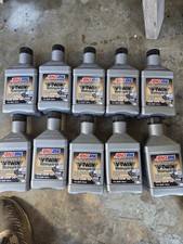 Amsoil 100 Synthetic V-twin Motorcycle Oil Sae 20w-50 Made In Usa 10 Quarts