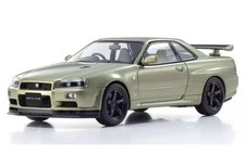Kyosho 1/43 Nissan Skyline R34 GT-R V Spec II Nur Millennium Jade Model Car