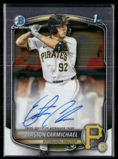 2025 Bowman Chrome #CPA-ECA Easton Carmichael Auto C8
