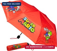 Get Trend Windproof Travel Umbrella, Strong Folding Compact Umbrellas for Rain,