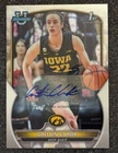 CAITLIN CLARK 2022-23 BOWMAN CHROME UNIVERSITY BASE AUTO AUTOGRAPH RC CLEAN LOOK