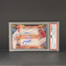 2024 Bowman Draft Chase Burns Rhett Lowder Dual Auto Gold /50  #PDA-BL PSA 10