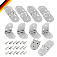 Klappscharnier 180 Grad Edelstahl Set mit Schrauben für Möbel und Türen